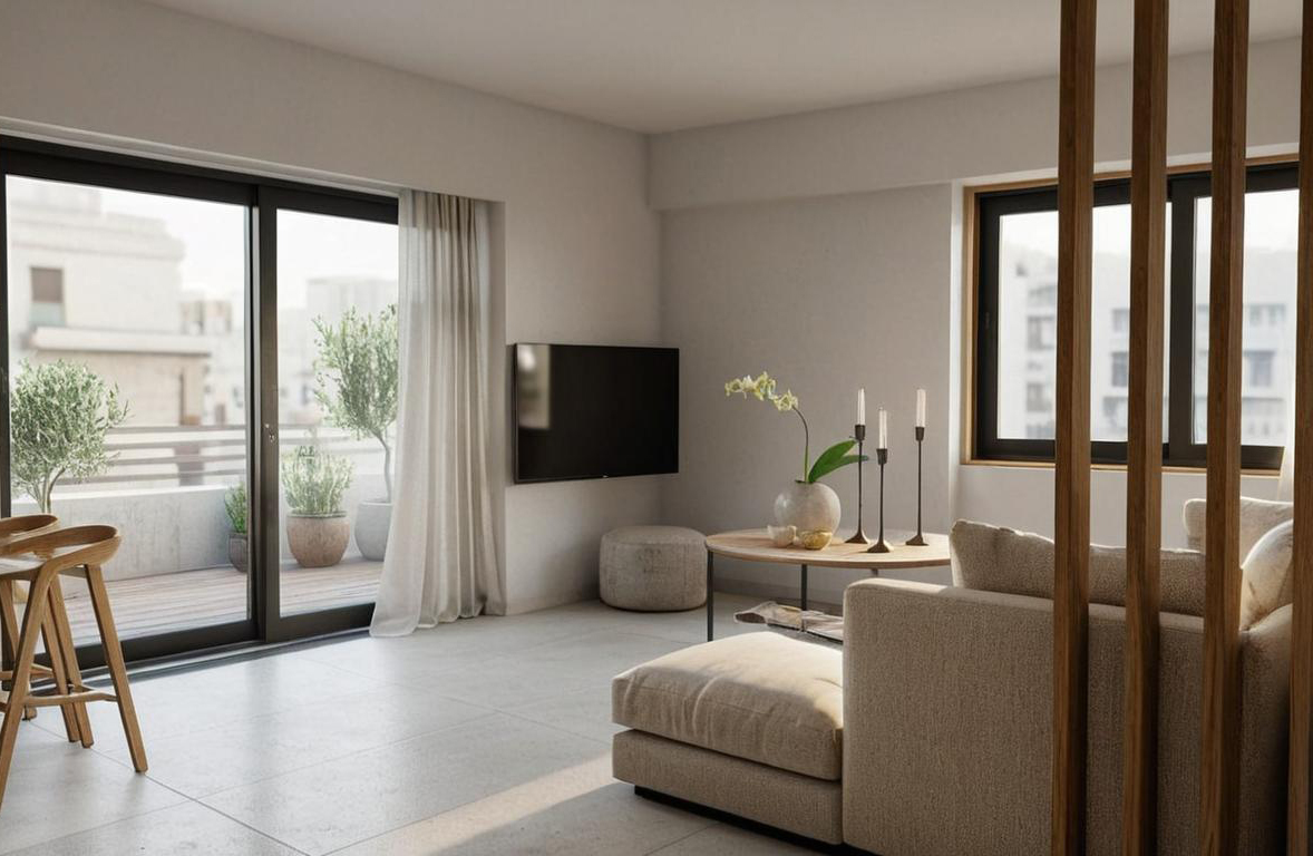 Gyzi Hill Σαλόνι render